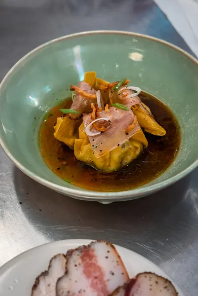 Gyoza au guanciale