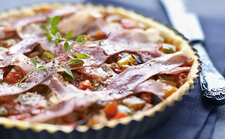 Tarte basquaise au Jambon de Bayonne Aoste professionnel