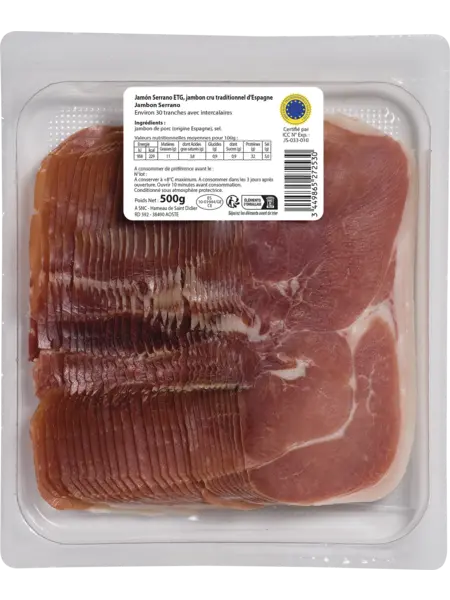 Jambon Serrano 30T