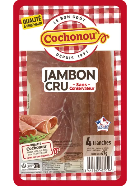 Jambon Cru 4 Tranches
