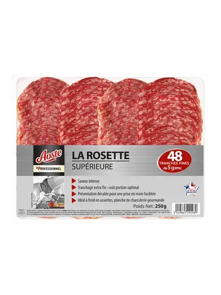La rosette prétranchée 48 tranches fines, Aoste Professionnel