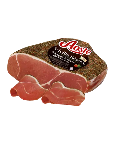 Le jambon cru 4D Herbes de Provence & Tomates Le jambon cru 4D Herbes de Provence & Tomates, Aoste Professionnel