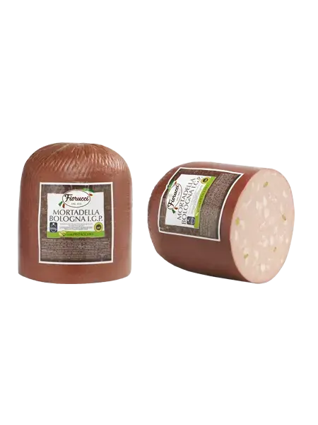 La mortadelle Bologna IGP pistachée (cal.22) en 1/2, Fiorucci, Fiorucci