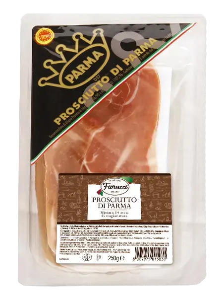 Le jambon de Parme 20 tranches avec intercalaires, Fiorucci