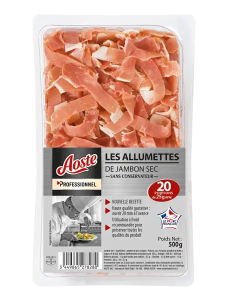 Les allumettes de Jambon Aoste Les allumettes de Jambon Aoste, Aoste Professionnel
