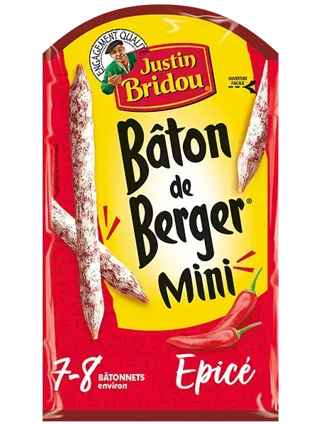 Les Bâtons de Berger Mini Epicé, Justin Bridou, Justin-Bridou