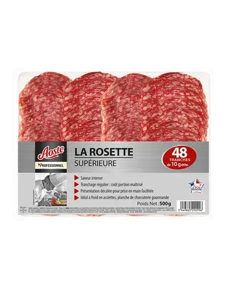 La rosette prétranchée 48 tranches classiques, Aoste Professionnel
