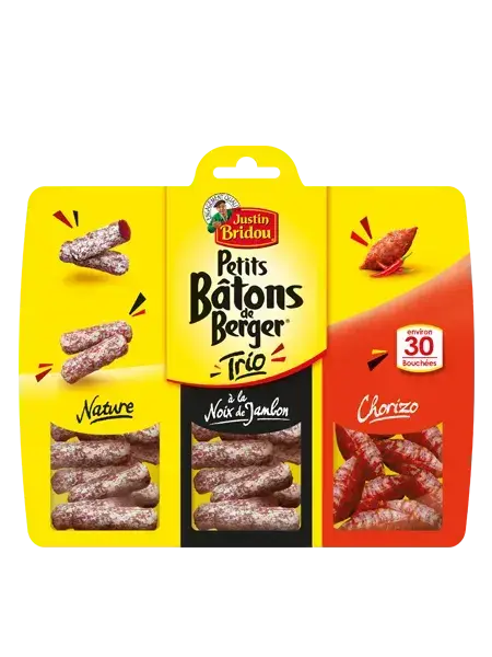 Le trio de petits bâtons de berger Le trio de petits bâtons de berger, Justin-Bridou