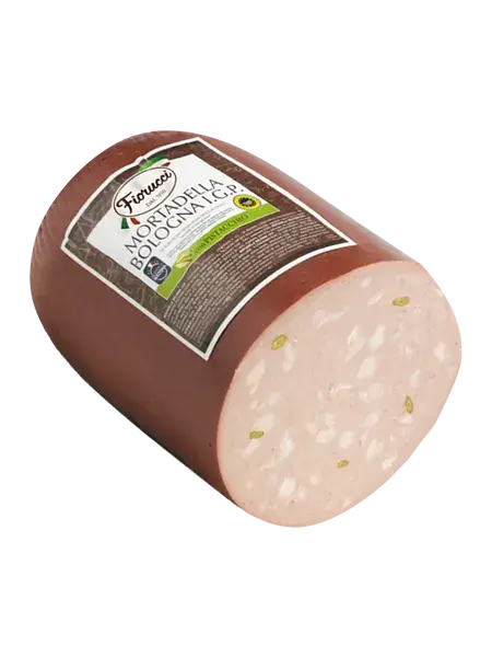 La mortadelle Bologna IGP pistachée (cal.18) en 1/2, Fiorucci, Fiorucci