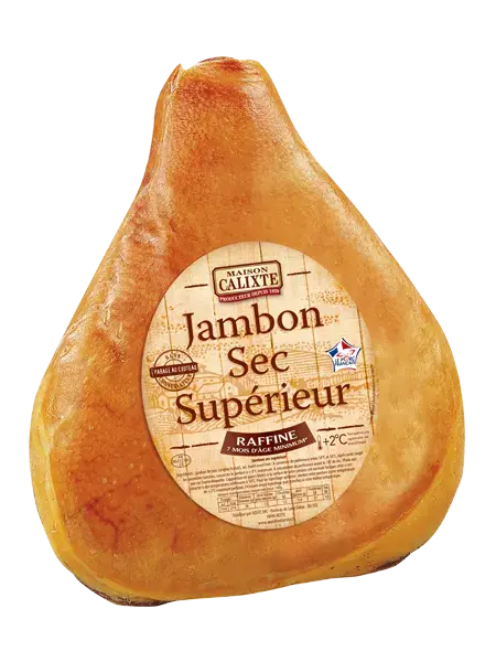 Le jambon sec supérieur Raffiné, Maison Calixte, Maison-Calixte