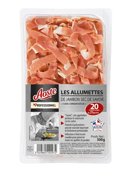 Allumettes de Jambon de Savoie, Aoste Professionnel