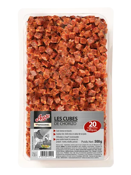 Les cubes de chorizo Les cubes de chorizo, Aoste Professionnel