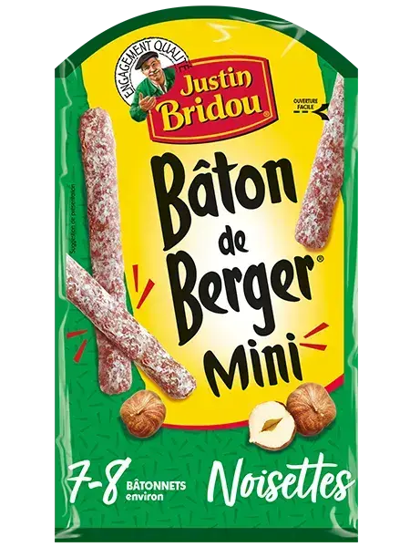 Bâton de Berger mini, Noisette, Justin-Bridou