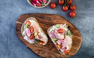 Tartine de Rostello aux herbes Fiorucci
