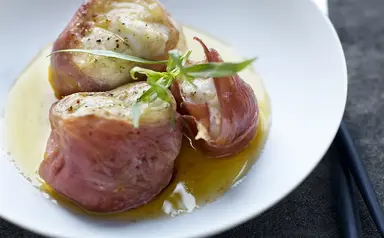 Tournedos de lotte au Jambon Serrano Aoste professionnel